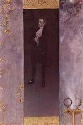 Gustav Klimt Portrat des Schauspielers Josef Lewinsky als Carlos oil painting